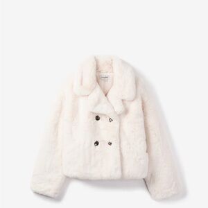 NWT Noize Loretta Vegan Fur Coat S